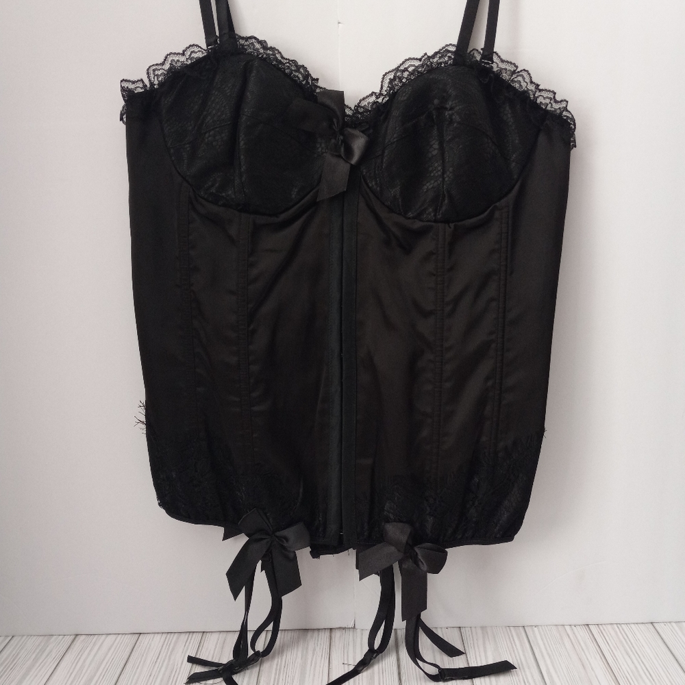 Fascinations Just Sexy Lingerie Lace Satin Corset